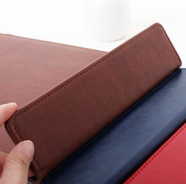 A4 A5 porte document de en cuir fichier dossier papier stockage bureau d'affaires fournitures de classement scolaire avec Insertion de stylo