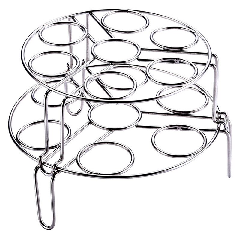 Kitchen Createy Stackable Egg Steamer Rack Trivet Egg Rack for Instant Pot Egg Steaming Rack Stand Basket Holder