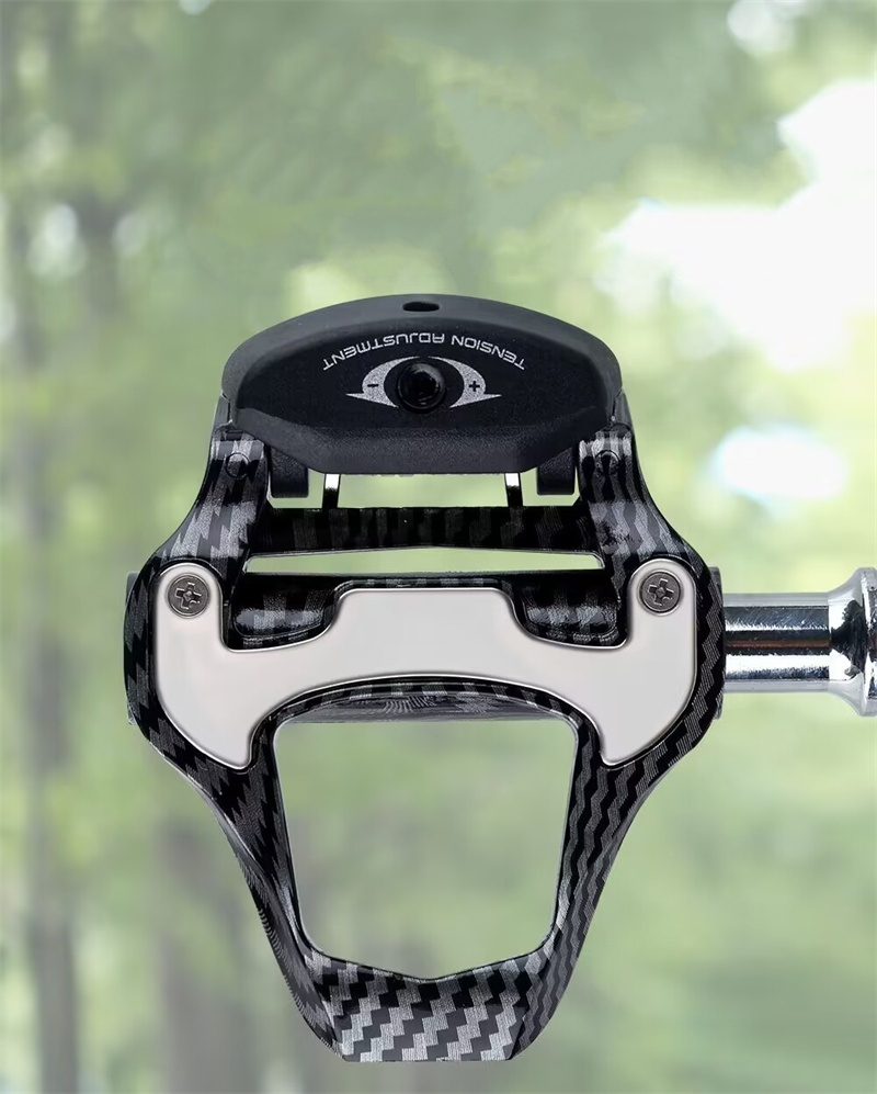 Racefietspedalen van koolstofvezel - Ultralichtgewicht, geschikt voor SHIMANO SPD/LOOK KEO-schoenplaatjes | Hoogwaardige klikpedalen