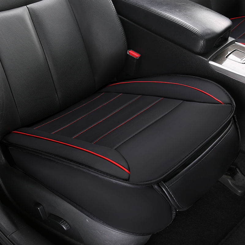 De coche de cuero Set de funda de asiento no diapositiva de protectores de cojines de tamaño Universal para Granta Vesta Chery KIA Mazda Toyota Polo BYD