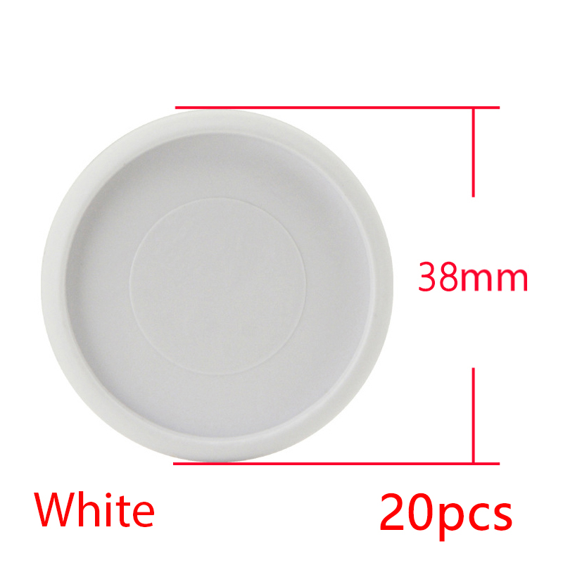 38mm 20 sztuk kolorowe grzyby otwór wiążące pierścienie spoiwa dyski zeszyt pierścień planista spoiwo dysk luźny liść pierścienie wiążące dostaw: biały-20szt