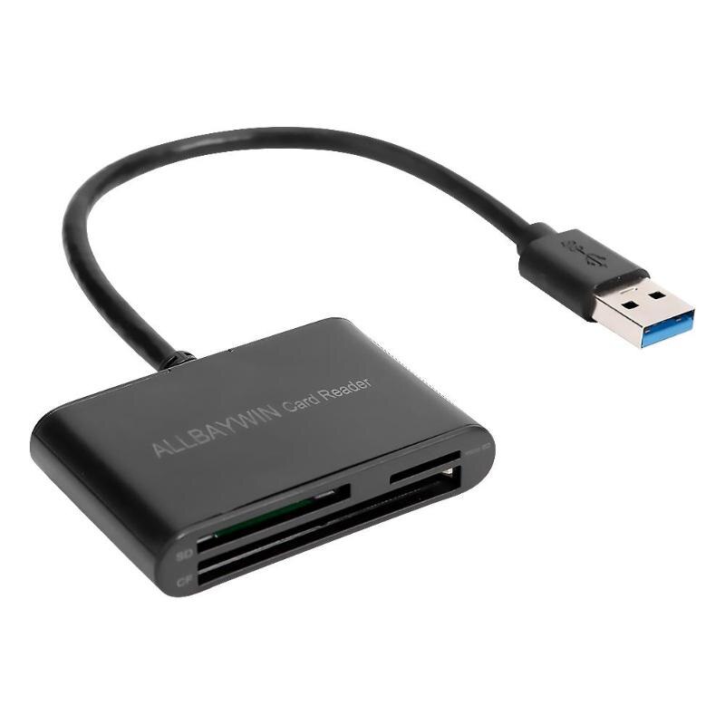 Mini USB3.0 Kaartlezer Ondersteunen Swap 3-In-1 Universele Geheugenkaart En Tf-kaart En Cf kaart Voor Sata Hdd Docking Sation