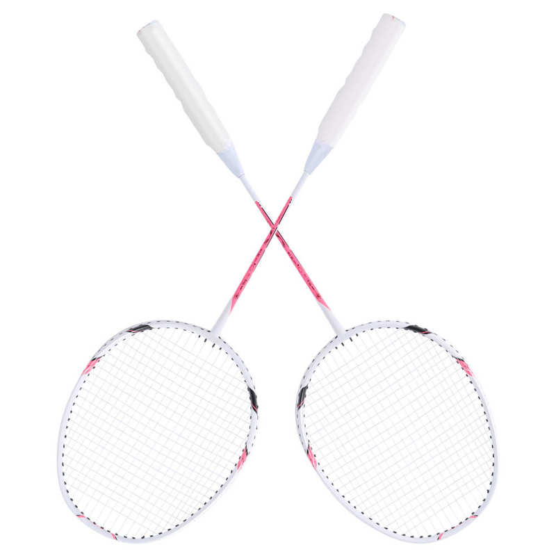 Badminton Rackets with Carry Bag Aluminium Alloy Shuttlecock Racket Lightweight Sport Shuttlecock Badminton Equipment
