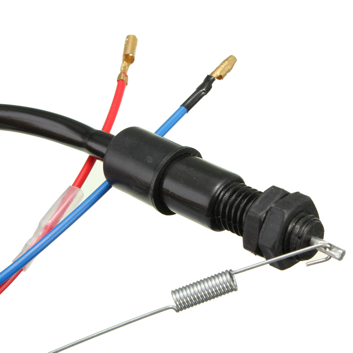 Interruptor de freno trasero para motocicleta, luz de freno de tambor, Kit de resorte Universal para Pit Bike Quad Scooter, M12x1.5