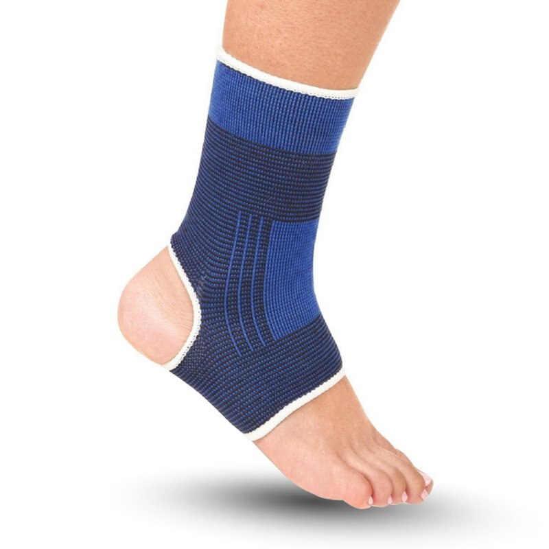 1 Pair Foot Ankle Support Sleeve Pullover Wrap Elastic Sock Compression Wrap Sleeve Bandage Brace Support Protection Pain Relief