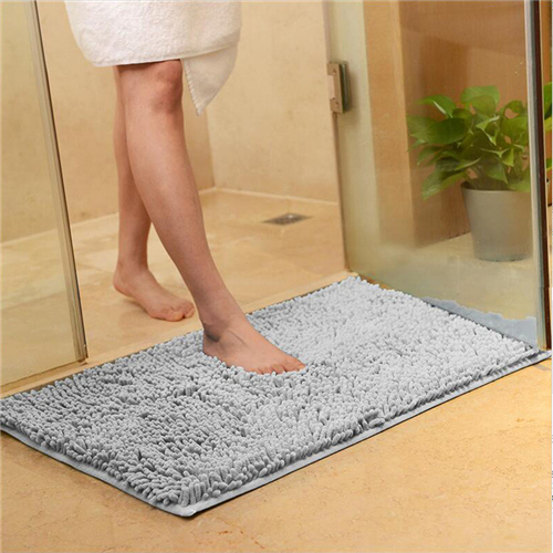 Dörrmatta golvmatta anti-halk vattenabsorption matta köksmatta dörrmatta kök matta toalett matta hall veranda dörrmatta 40 x 58cm: Silvergrå