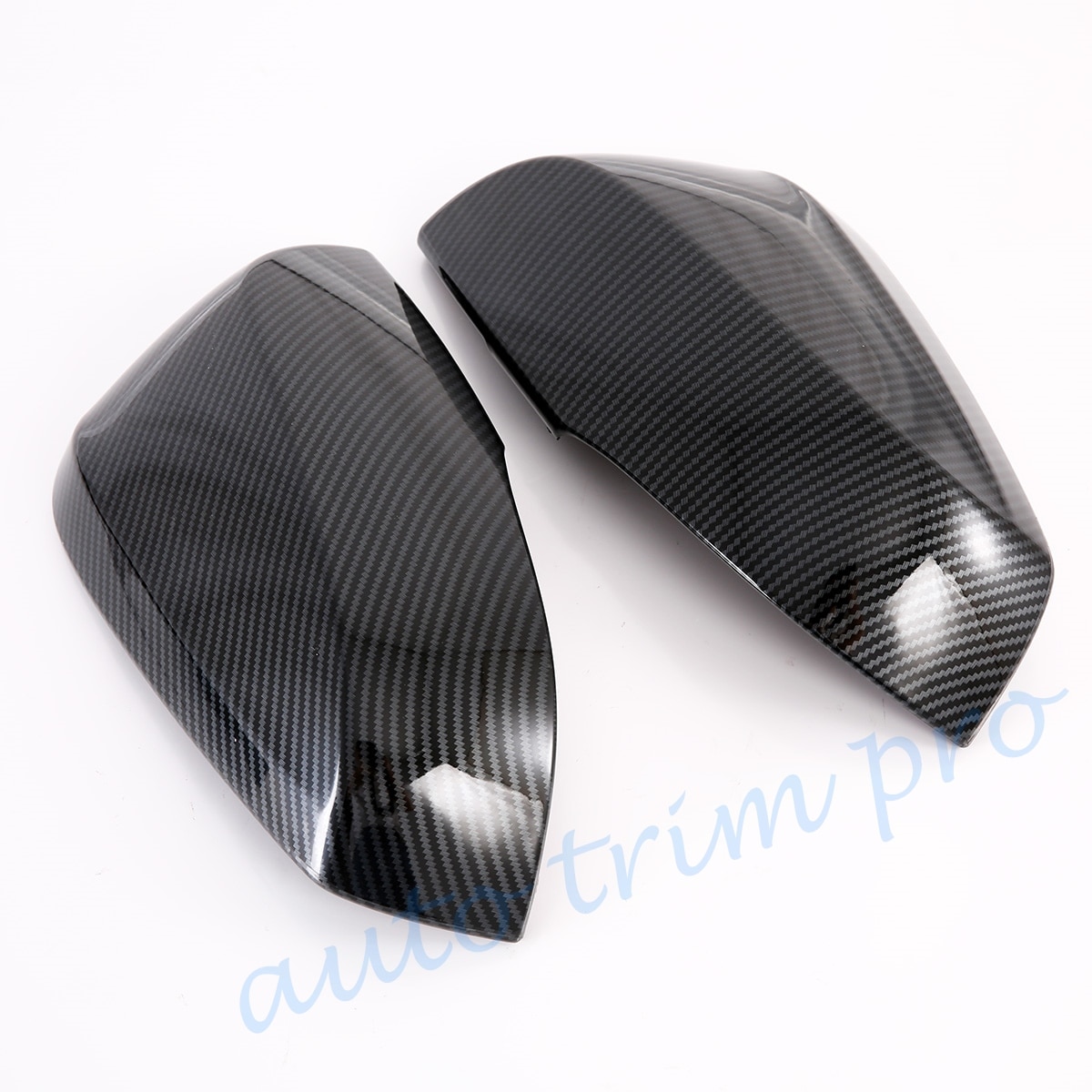 Carbon Fiber Rear View Mirror Cover Trim Fit For Toyota RAV4 Rearview Mirrors Molding Protector Accessories