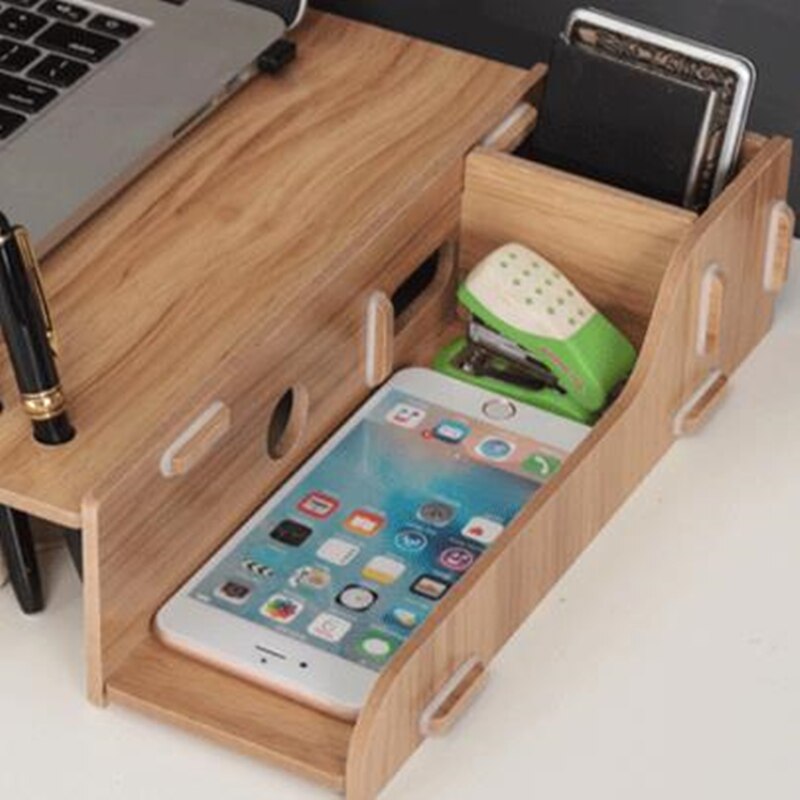 Multifunctional storage rack for Nordic style home simple laptop Phone notebook pen rack laptop stand