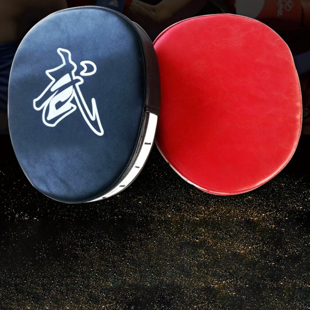 Taekwondo – cible de frappe ronde en cuir, pour l'entraînement, pour la boxe, à main droite