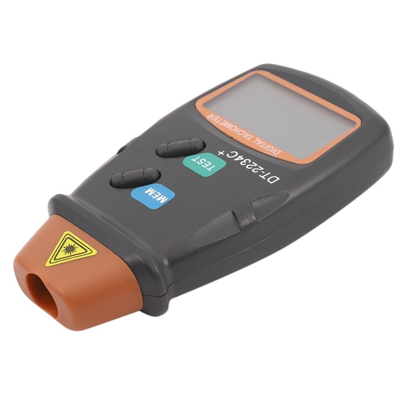 Digital Tachometer Rpm Meter Non-Contact 2.5Rpm-99999Rpm Lcd Display Speed Meter Dt2234C Tester Speed: Default Title