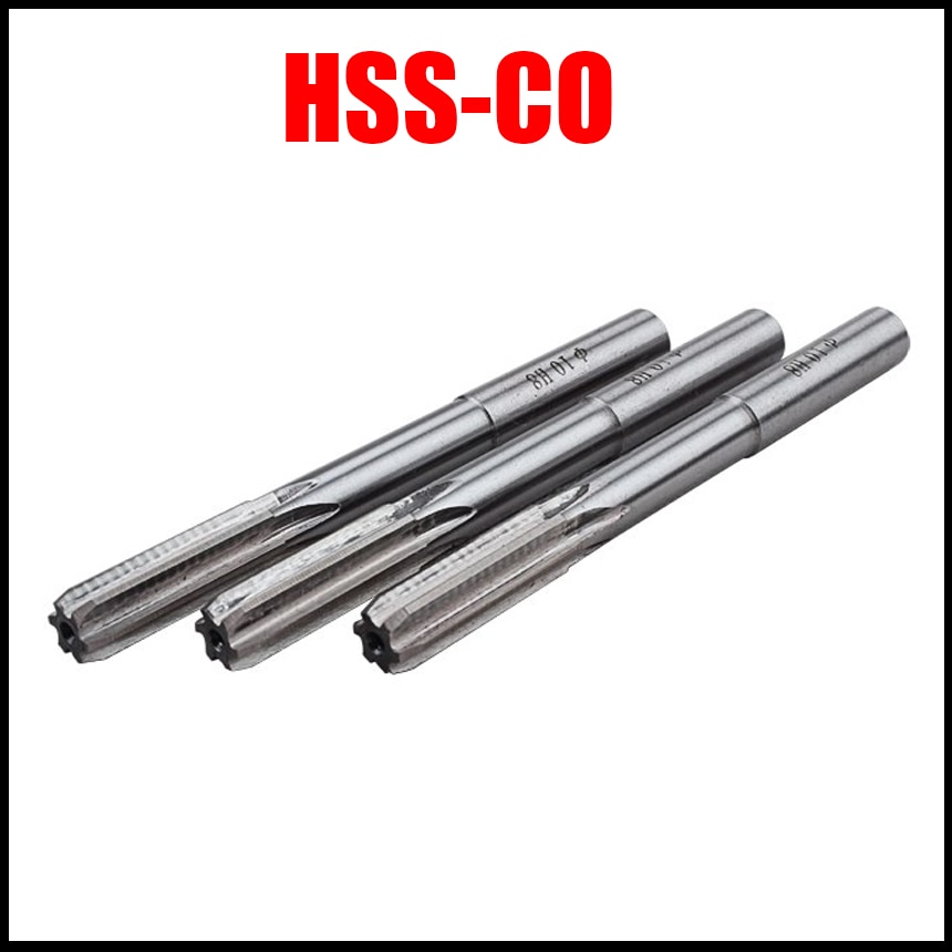 5mm 5,5mm 6mm 7mm 8mm diámetro de corte M35 HSS-CO cobalto H8 vástago recto máquina herramienta giratoria fresadora cortador mandril escariador