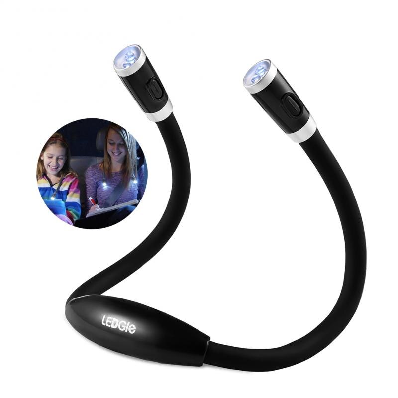4-color LED Neck Hug Light Reading Book Lighting Hands-free Flashlight Egypt Hug Head Foldable Neck Lights Style