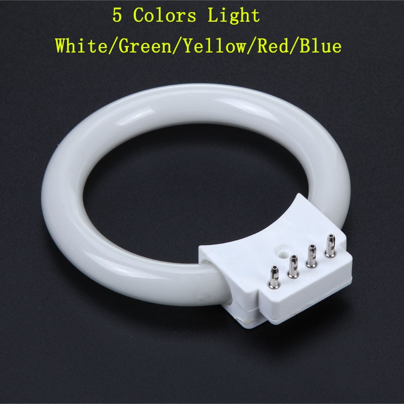 5 kleuren licht 8W LED Ring Licht voor Microscoop Ring Fluorescerende Lamp Circulaire Blub Lamp Diameter 67mm