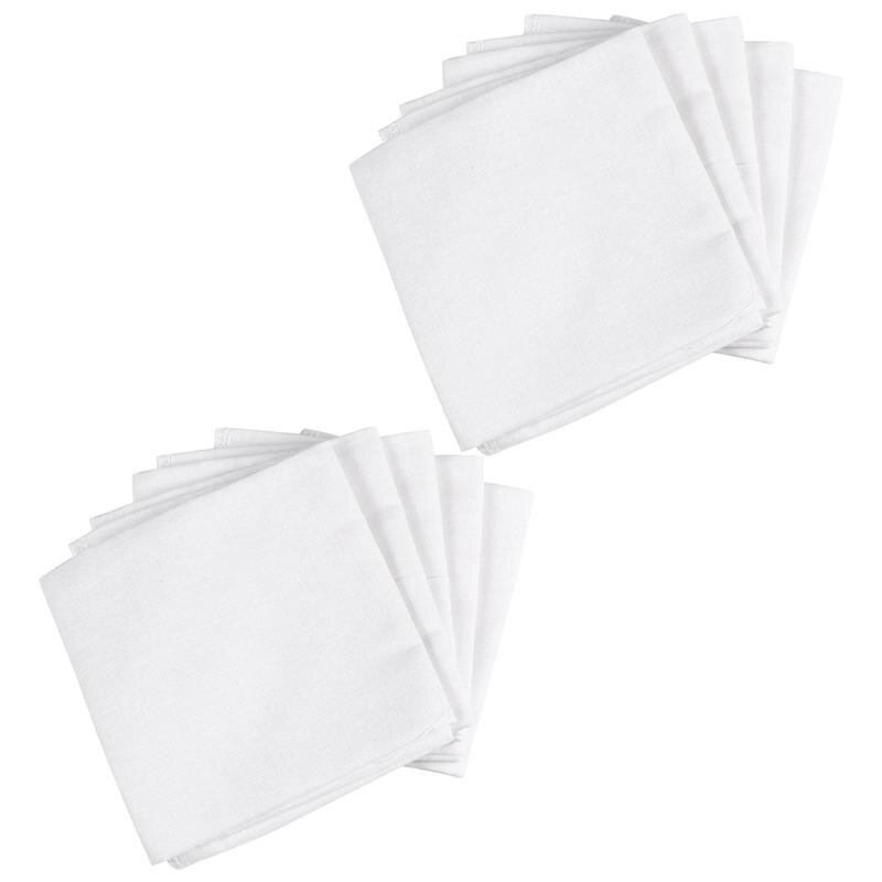 Herbruikbare Kaasdoek 5-pack Kaasdoek Ongebleekt Filterdoek Voor Het Zeven Van Vloeistoffen Bakken Kaasmaken 50x50cm
