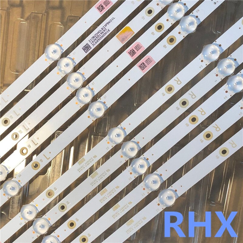 10 PCS/set LED backlight strip for 49PUS7503 49pus6162/12 LB49023 V1_00 V0_00 3A6560010EA0 3A6560000EA0
