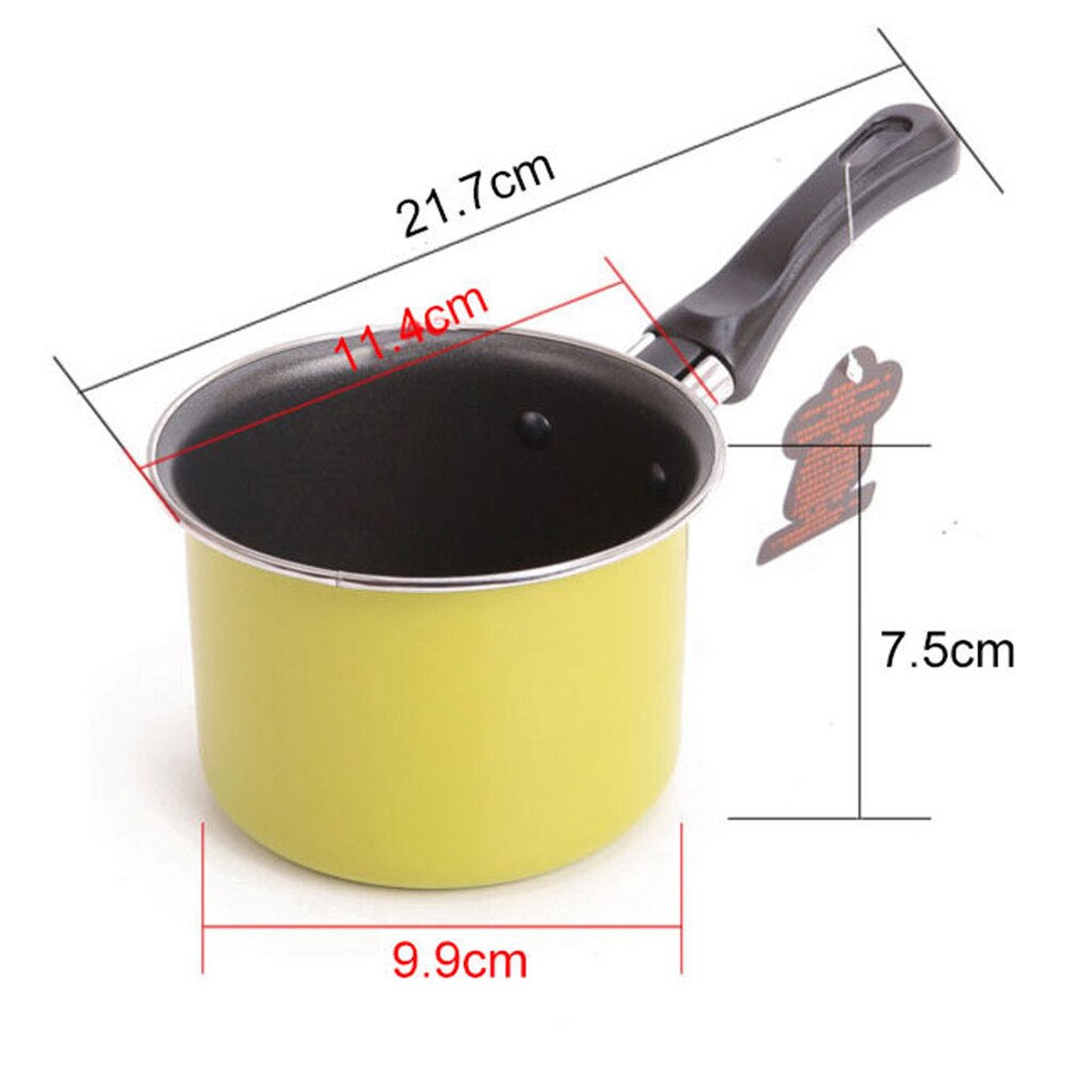 Melk Pan 11 cm Non-stick Steelpan Thee Pan Anti-aanbak Melk Pot Keuken Kookgerei