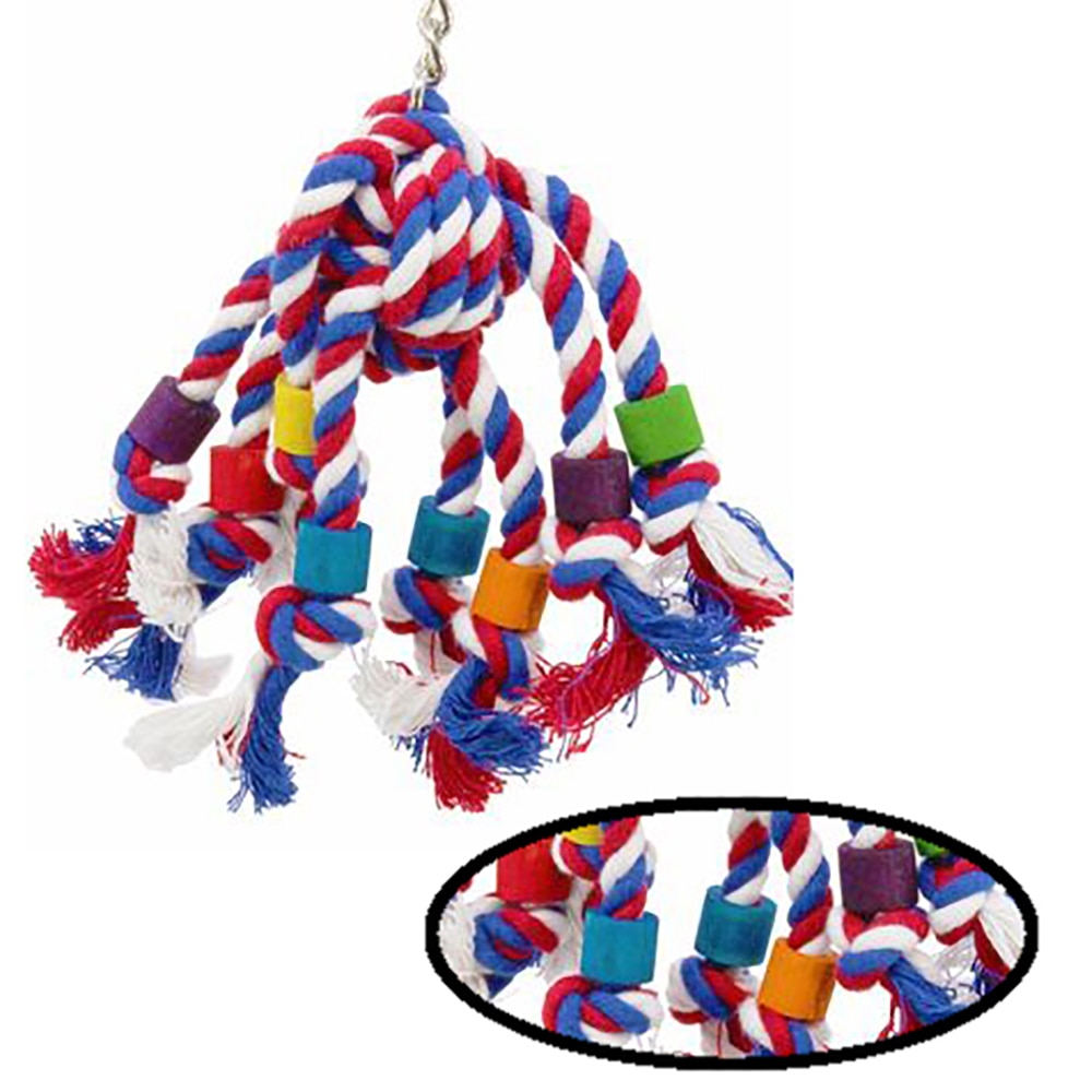 Cacatúa de colores para mascotas, juguete para morder para pájaros, jaula duradera para loros, juguetes para morder, soporte para mascotas, accesorios de entrenamiento, herramienta