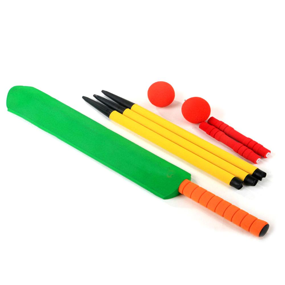 Barn plast cricket bollar lek set barn cricket set utomhus interaktion fritid pedagogiska leksaker tidig utveckling leksaker