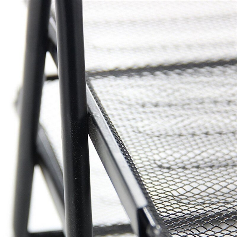 Office Filing Trays Holder A4 Document Letter Paper Wire Mesh Storage 2 Tiers