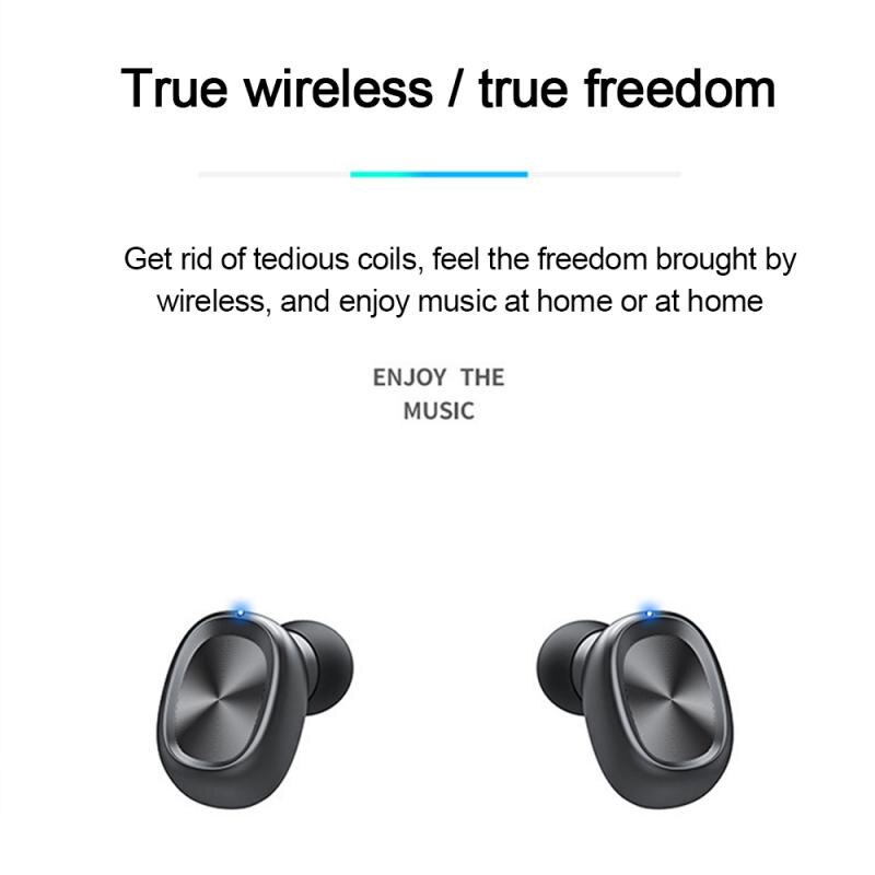 B9 TWS Bluetooth écouteur 5.0 sans fil 8D HIFI Sport écouteurs écouteurs casque avec affichage numérique pour écouteurs Xiaomi