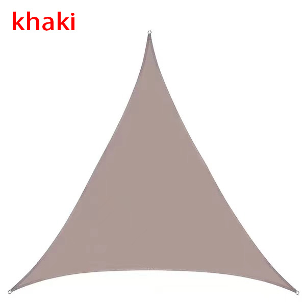 Pare-soleil triangulaire, bougie étanche, jardin aquatique extérieur, cour, fête, parasol, piscine de camping sur la plage, pare-soleil: 3m * 3m / Violet