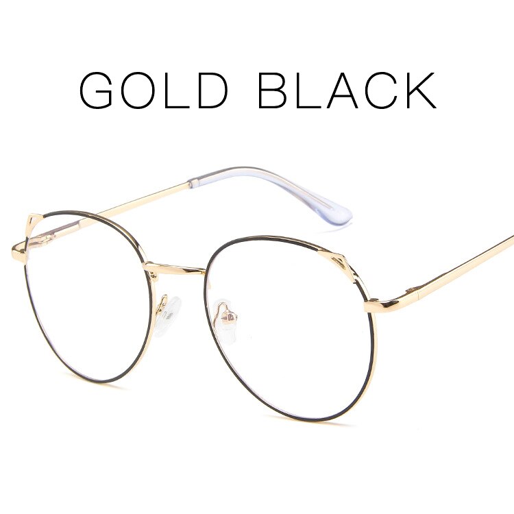 Round Metal Thin Frame Glasses Clear Lens Vintage Student Eyeglasses Kids Girls 242-001