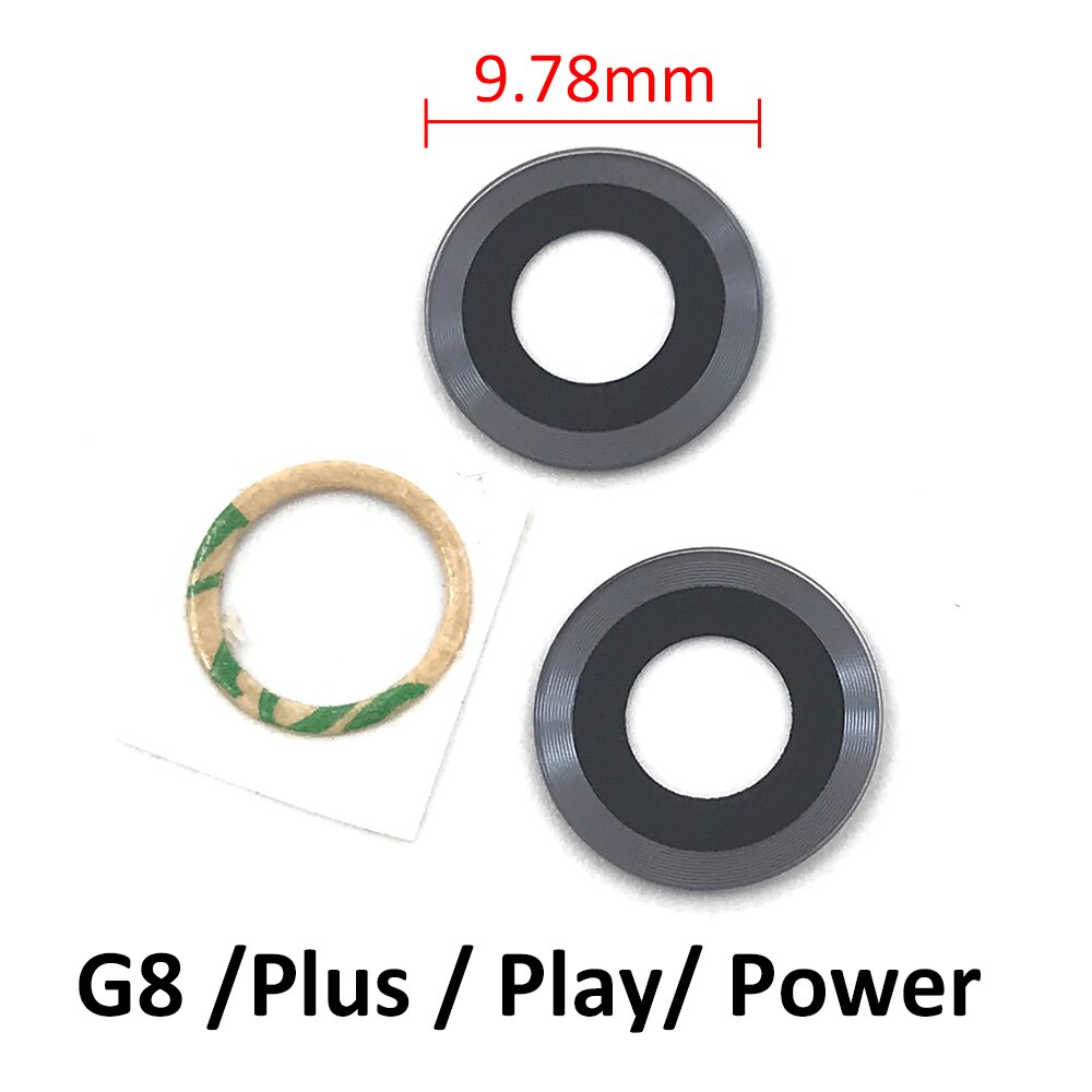 2PCS For Moto G8 / G8 Plus / G8 Power / G8 Play Back Rear Camera Glass Small Lens Cover: Default Title