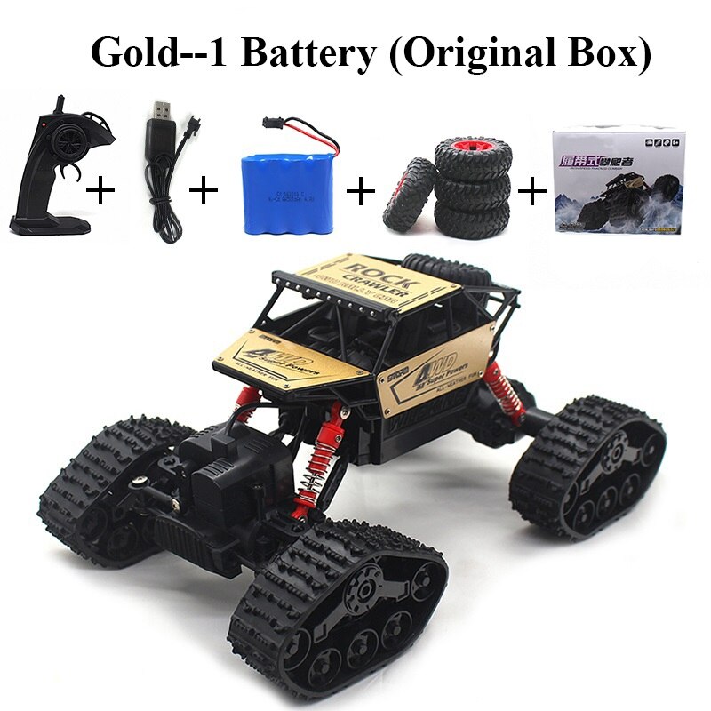 2.4Ghz Rock Crawler 1:16 Rc Auto 4WD Radio Control Sneeuwscooter 4X4 Drive Afstandsbediening Speelgoed Jongen 2199-2