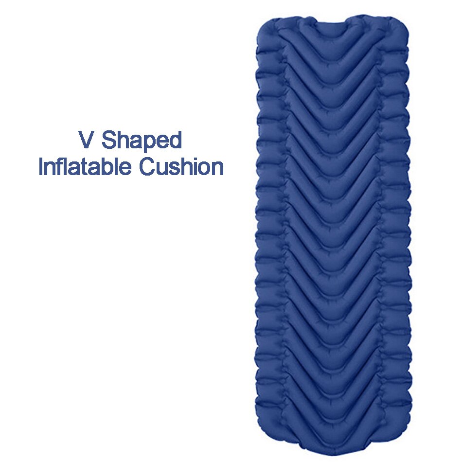 Luchtkussen Bed Camping Slaapmat Outdoor Tent Slapen Mat Opklapbed Reizen Slaapmat Vochtbestendige Pad Naturehike: Blue
