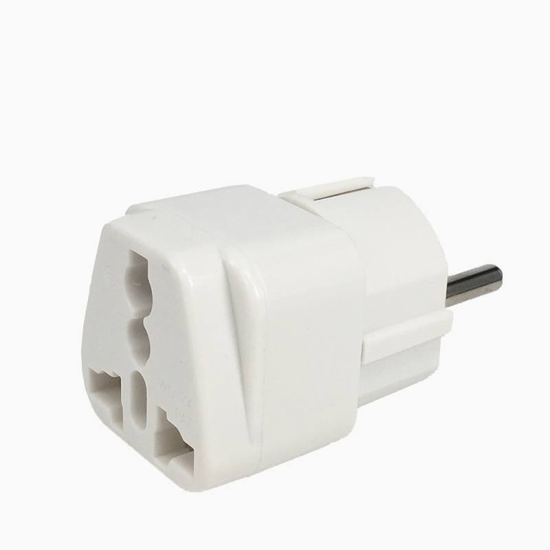 EU-stopcontactstekkeradapter VS naar EU-stekkeradapter Euro Spanje Korea Reisadapters Voedingsadapter Elektrische aansluiting Euro-aansluitingadapter: green