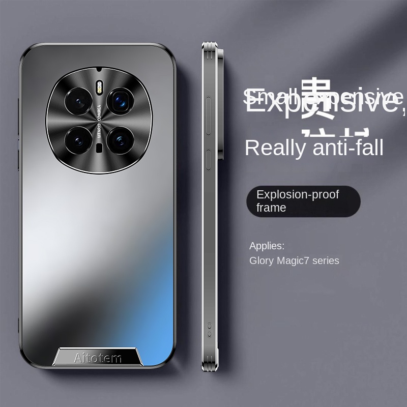 Para Huawei Honor Magic 7 Pro PC duro mate lente a prueba de golpes funda protectora trasera para Honor Magic 7 6 5 4 Pro carcasa de teléfono