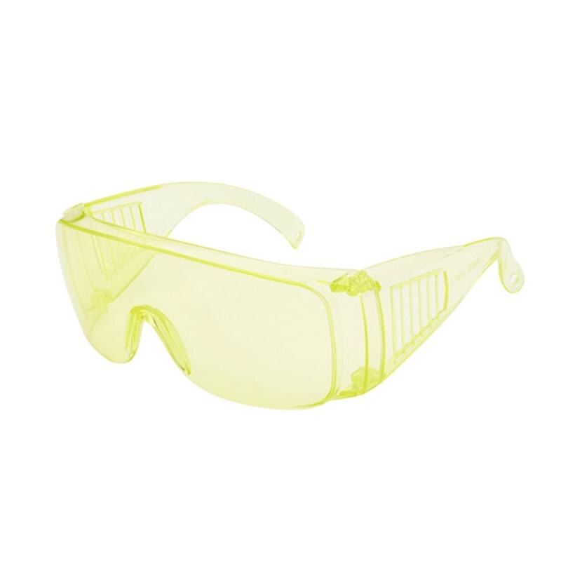 Bunte Schutzbrille Schutz Auge Komplett Geschlossenen Linse Brille Breite Vision Anti-Nebel Spritzen Brille Motorrad Zubehör: Gelb