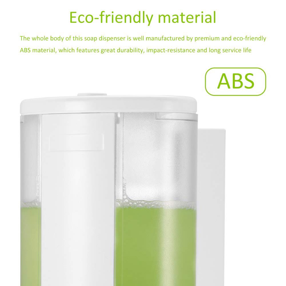 Plastic Detergent Shampoo Dispensers Automatic Liquid Soap Dispenser Touchless Sensor Hand Washing Container