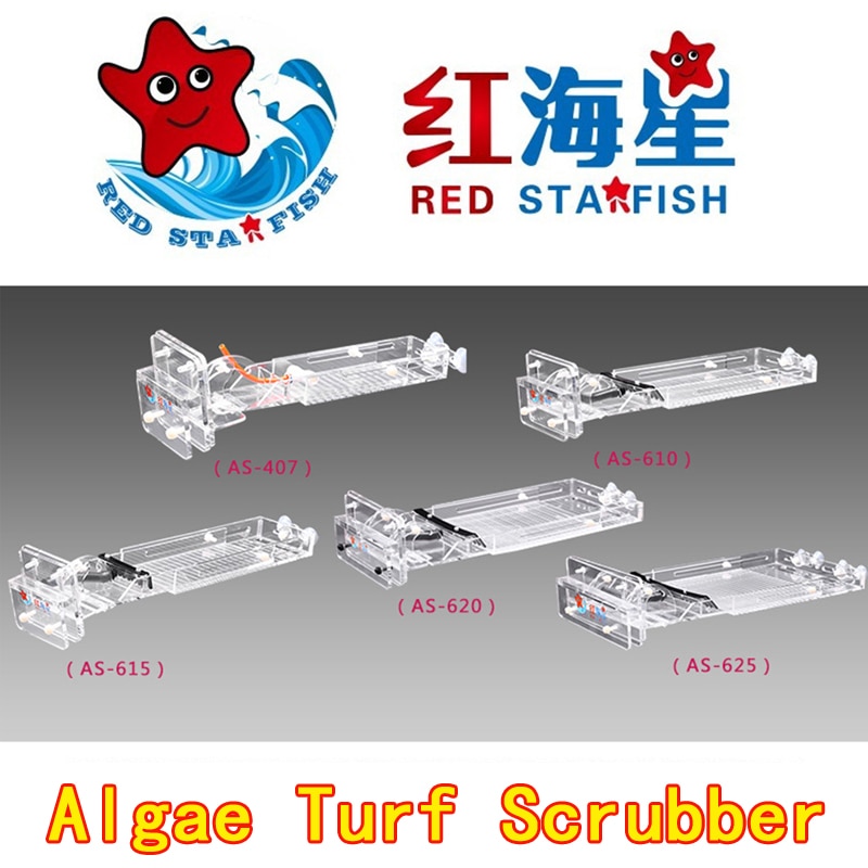 Red Starfish AS-610 Aquarium Marine Tank Reef Coral Algae Remove Algal Turf Scrubber Aquarium Saltwater Fish Tank ATS System