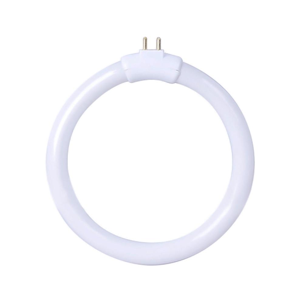 T4 LED Annular Tubes 11W 12V Magnifying Glass Light Small Desk Lamp Bulb Fluorescent Ring Lamp White Light Round Bulb With 4 Pin