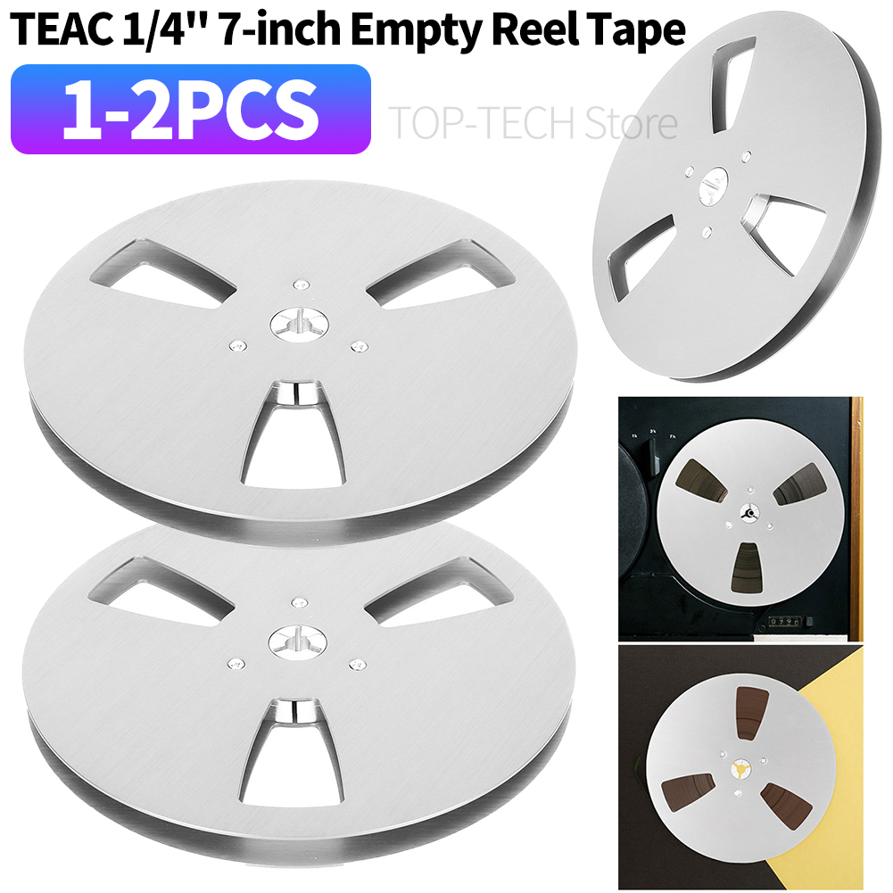 1/4 7 Inch Lege Tape Reel Aluminium Lege Tape Reel 3 Gaten Opname Takeup Reel voor TEAC Universeel voor Reel To Reel Tape