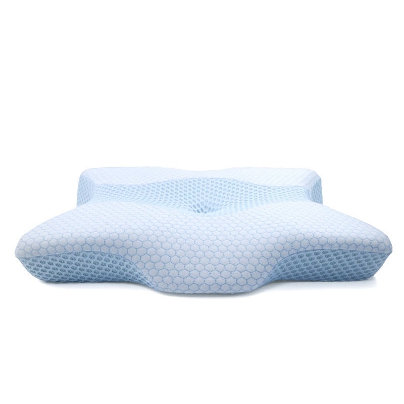 Side sleeper contour memory foam pude, ortopædisk sovepude, ergonomisk cervikal pude til nakkesmerter med vaskbar hypoa: Default Title