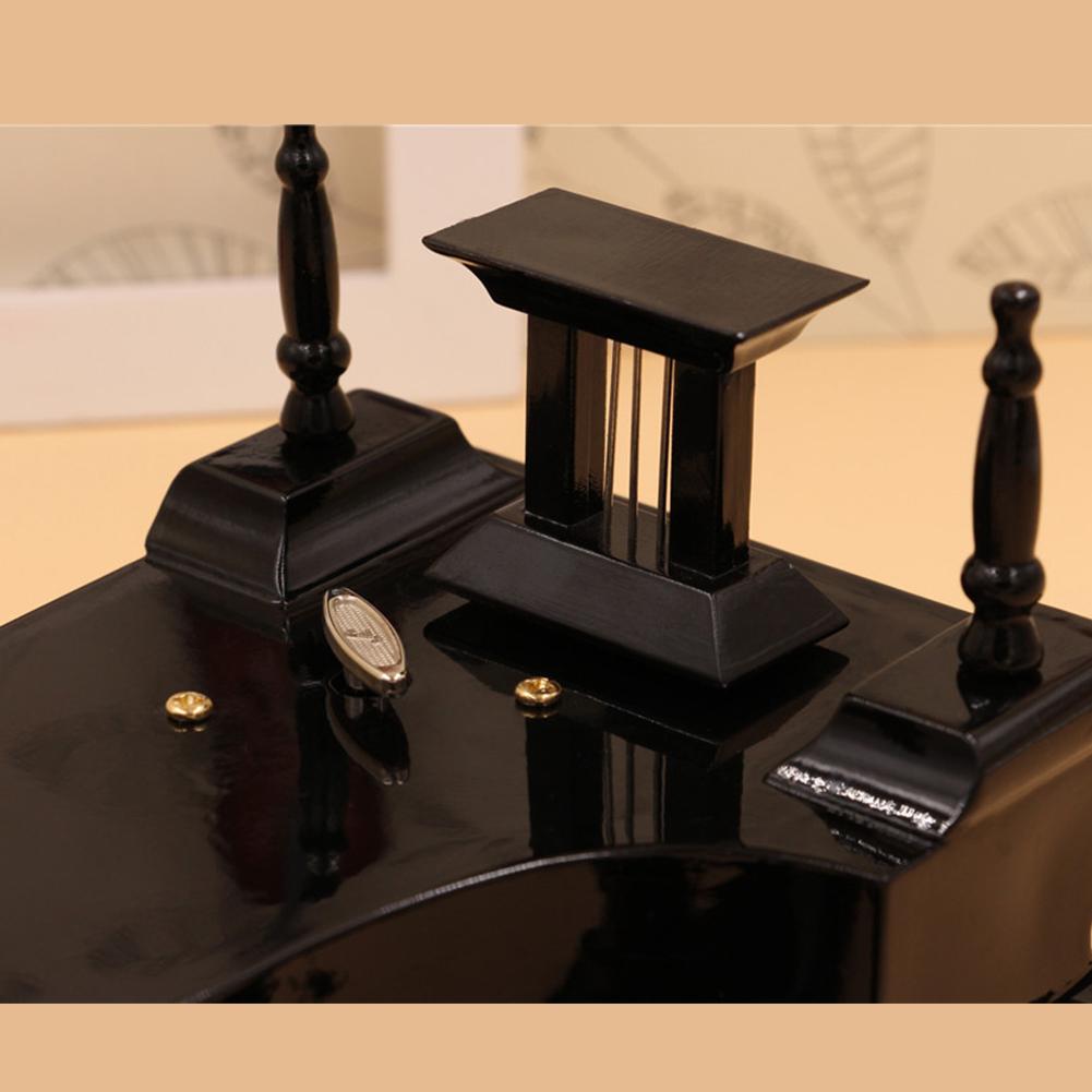 Miniature Piano modèle noir blanc clé Mini Piano décor accessoires clavier Instrument affichage noël musicaux
