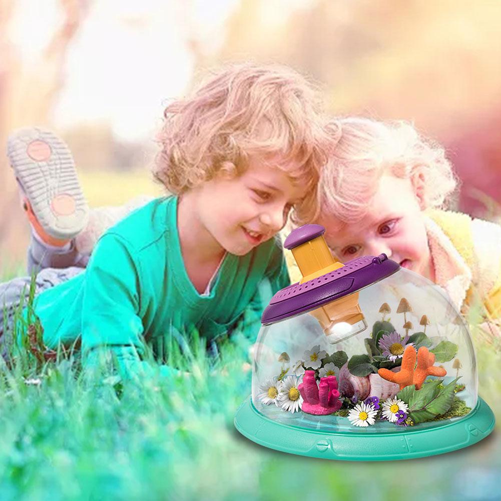 Small fish tank acrylic fish tank No-need Change Water Lazy Mini Fighting Fish Tank USB Standard Configuration Transparent