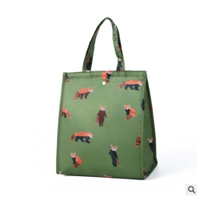 Draagbare Opvouwbare Isolatie Zakken Flamingo Lunch Tas Doos Picknick Tote Koeler Opbergtas Thermische Koeler Lunchbox: C