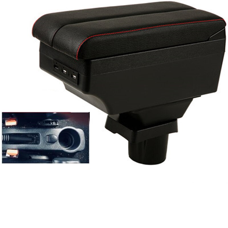 Voor Dacia Sandero Armsteun Doos Centrale Winkel Inhoud Opbergdoos Dacia Stepway Armsteun Doos Met Usb Interface