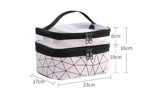 Hjkl Reizen Duidelijke Make-Up Tas Mode Diamant Cosmetische Tas Toiletartikelen Organizer Waterdichte Vrouwtjes Opslag Make Up Gevallen