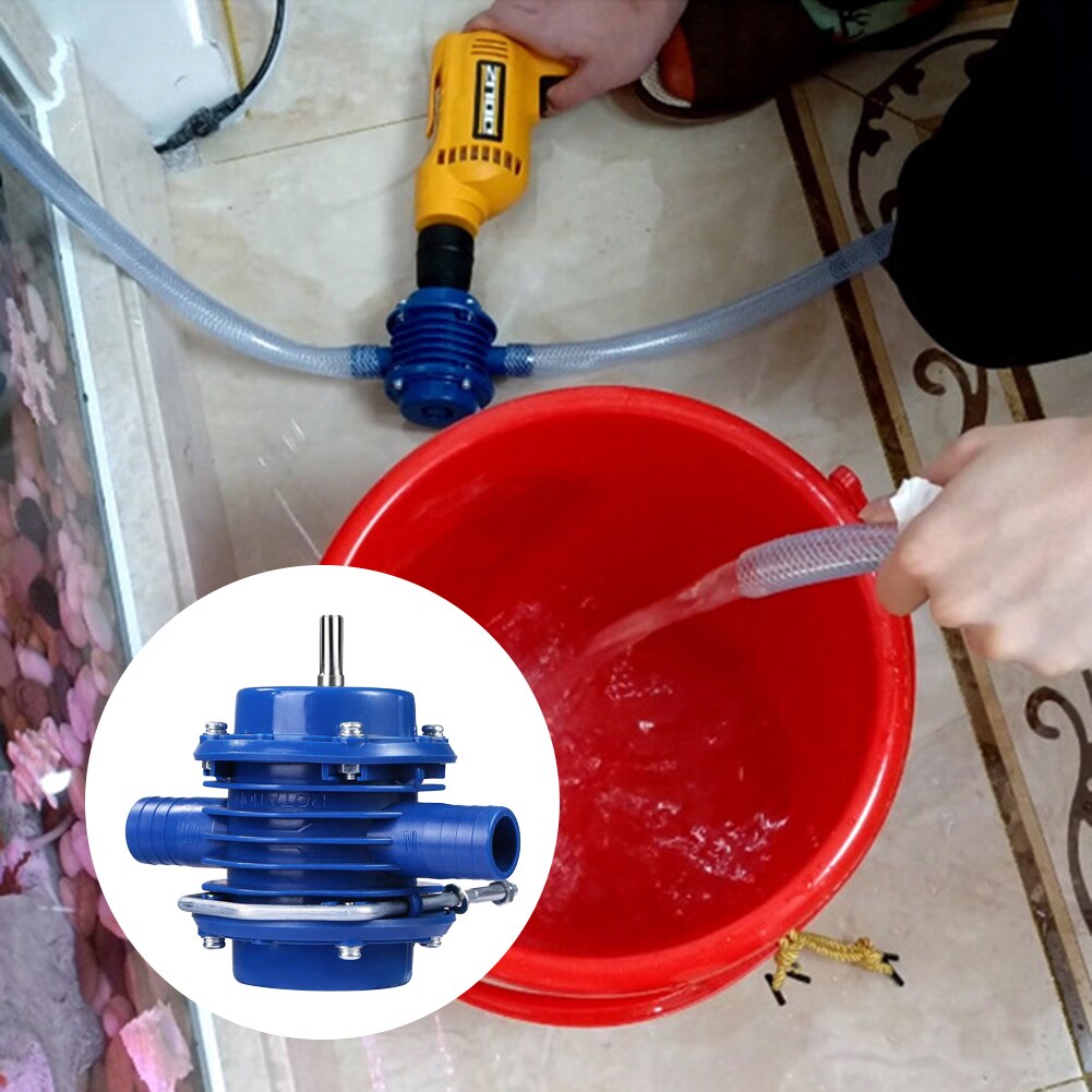 Drill Oil Water Pump Portable Hand Electric Fluid Micro Mini Self-Priming Supplies for Household Garden Accessories