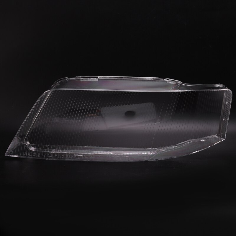 Für A6 C5 Pre LCI (1997-2000) Scheinwerfer Glas kopf licht lampe Objektiv Abdeckung (PAAR)