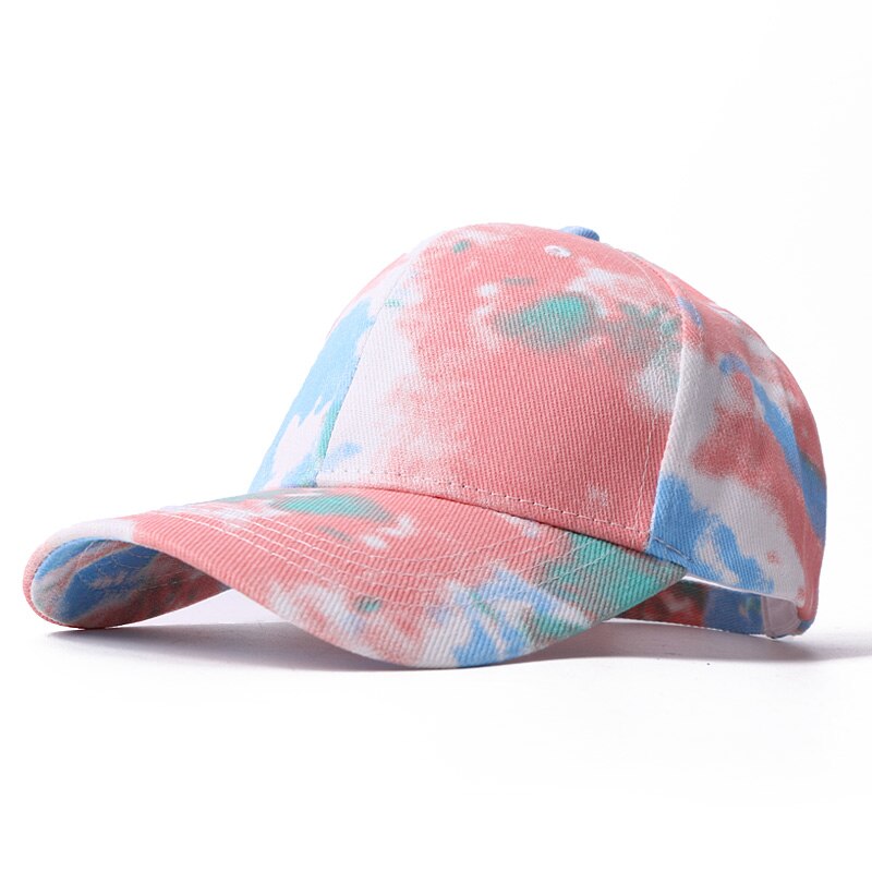 Mænd kvinder unisex hætter justerbar baseball cap kvinder hat forår sommer farveblok piger afslappede hatte rejse udendørs: B