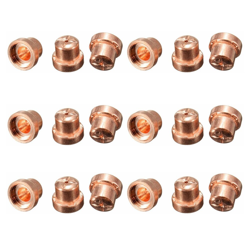 18Pcs PT31 Plasma Cutter Verbruiksartikelen Standaard Elektroden Tips Nozzle Keramische Kopjes Ringen 40A/50A Pak Voor CUT50/60: Package 3