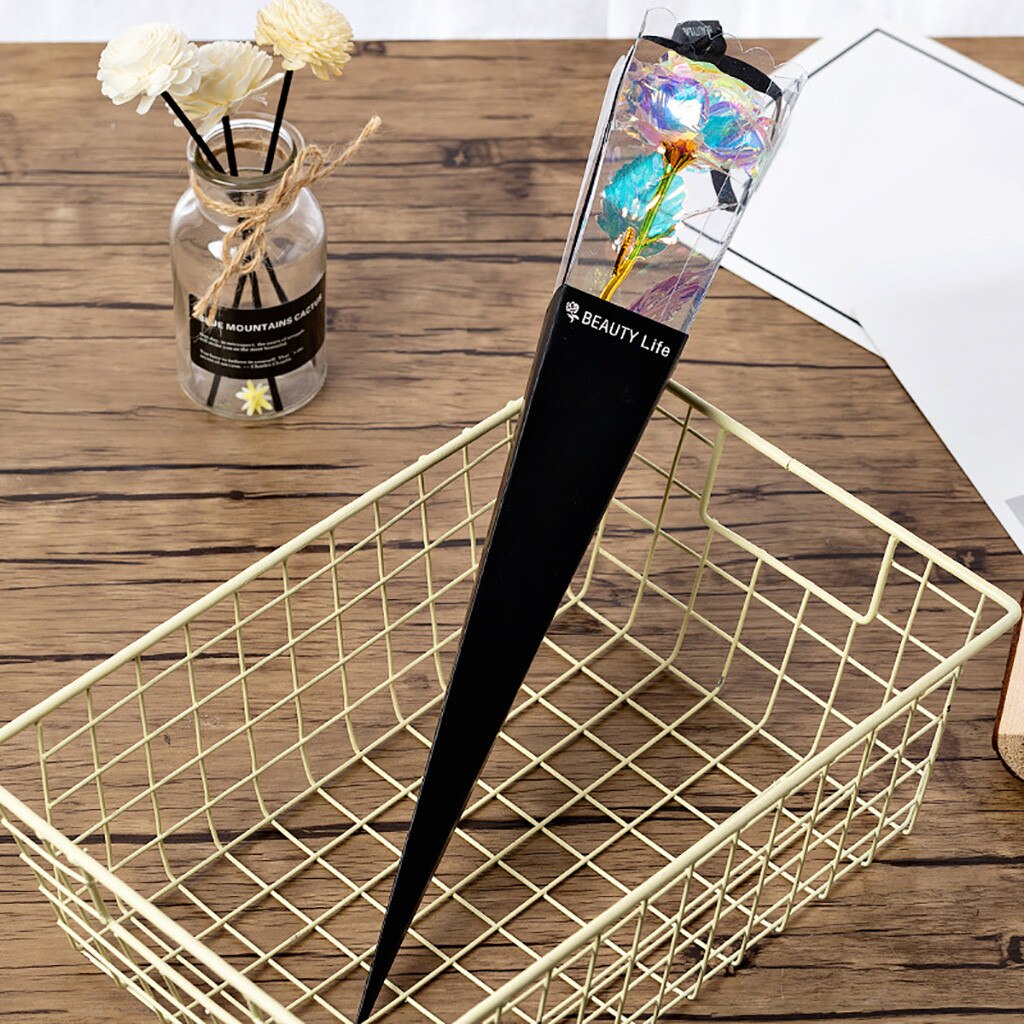 24K Color Gold Rose Simulated Flower Eternal Flower for Your Lover Wedding Party Anniversary Valentine'S Day Romantic Presents