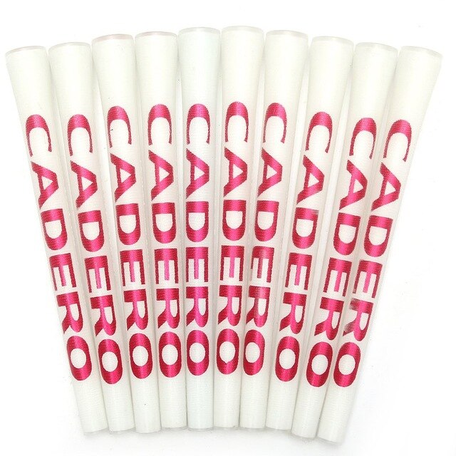 CADERO Kristall 10 Teile/los Standard Golf Griffe 10 Farben Erhältlich Wahl Mit Weichen Material: Weiß-rot