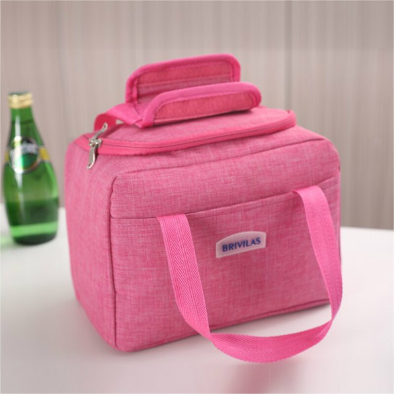Brivilas Insulated Lunch Bag Women Thermal Lunchbox Cooler Picnic Bags Kids Lunch Bag for School Reusable Food Bag