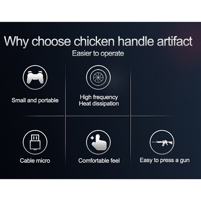 Game Controller Heat Sink Gamepad Shooter Joystick Gamer Trigger Finger Joystick Gamer Gamepads Controller